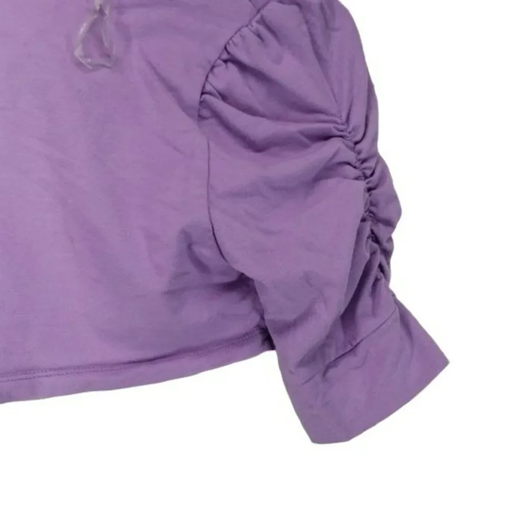 Children’s Place Girls Purple Spring Shoulder Cover Half Jacket Cardigan Size XL